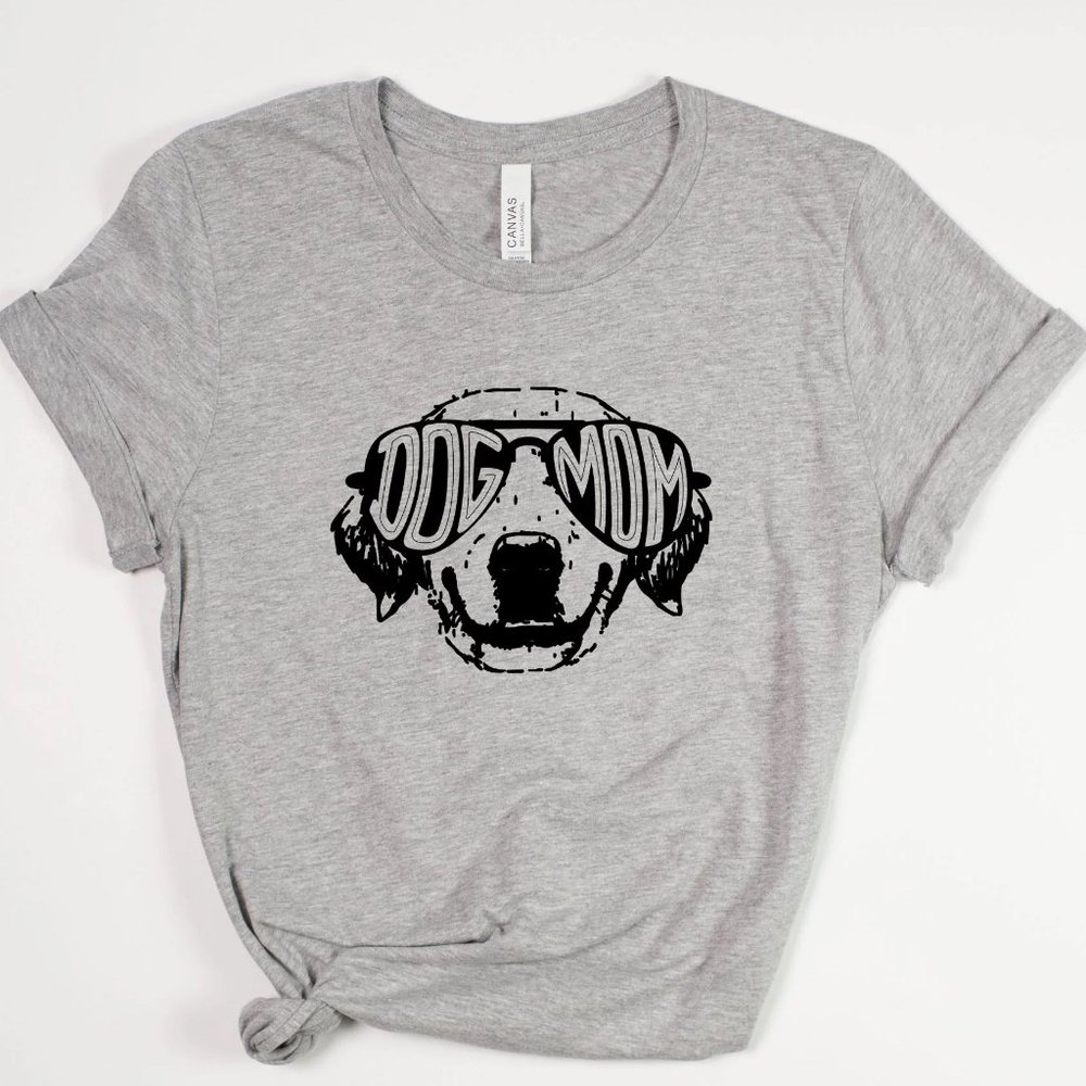 Dog Mom Eco-Friendly T-Shirt: Sustainable and Comfy for Pet Lovers